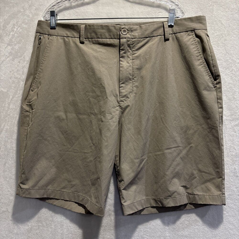 Vineyard Vines Shorts Mens 38 Khaki On-The-Go OTG Stretch Performance Golf Chino